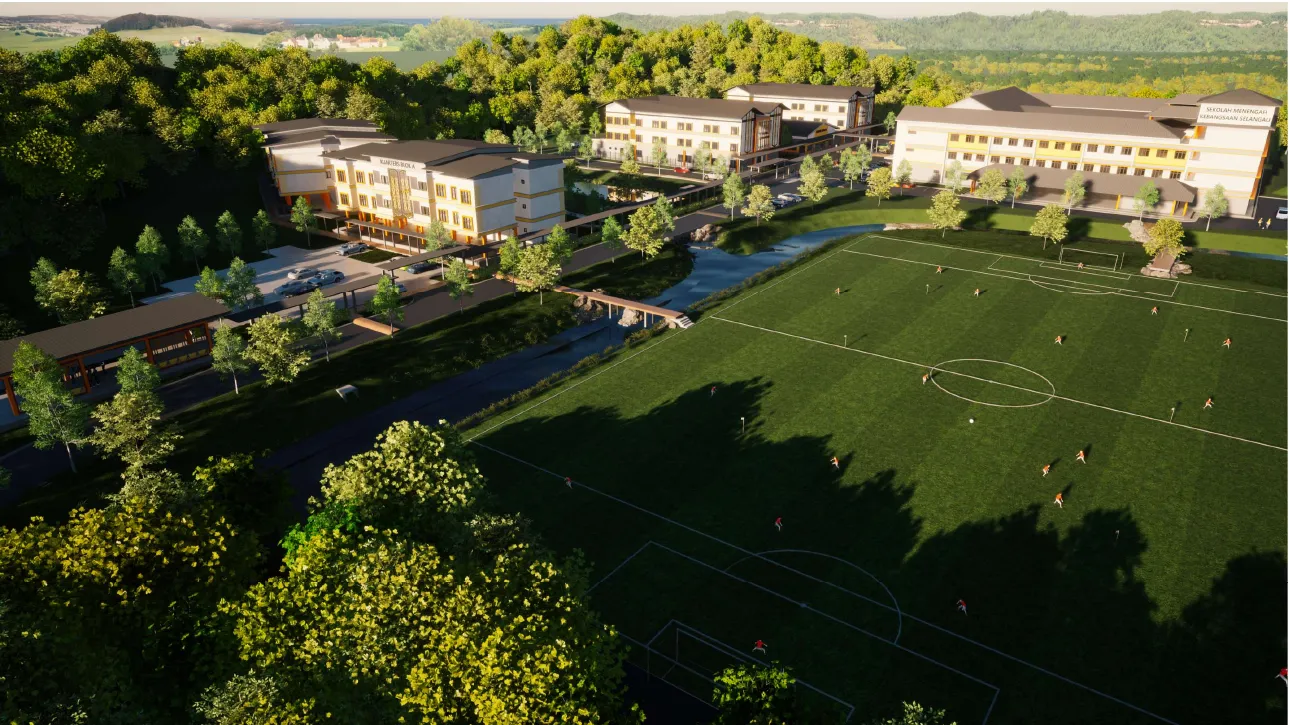 Smk selangau overall school view