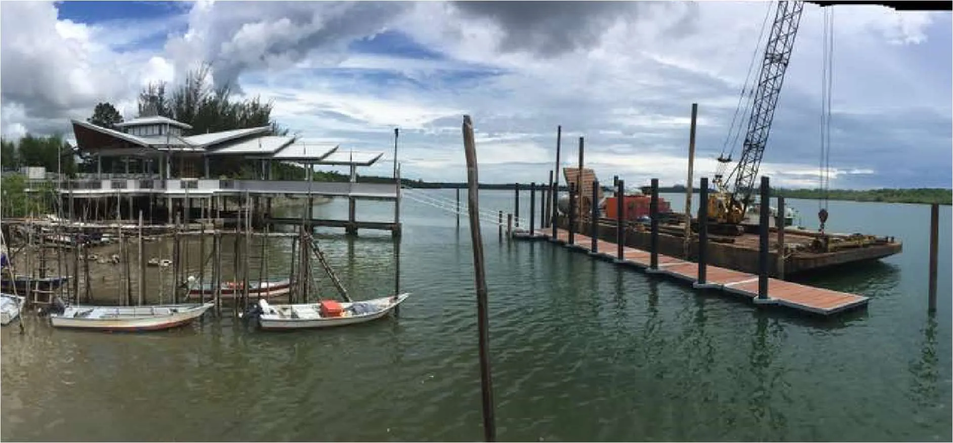 Telaga Air Matang New Iconic Steel Roof Jetty